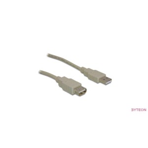Delock USB-A 2.0 apa  USB-B 2.0 anya 1.8m - Szürke