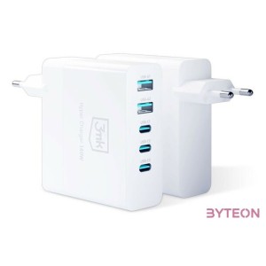 Hálózati töltő 2xUSB  3xUSB-C aljzattal 3mk Hyper Charger 140W GaN-2A3C-140-W