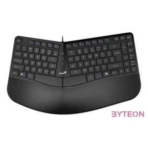 Genius RS2 KB-700 Ergo USB fekete magyar billentyűzet