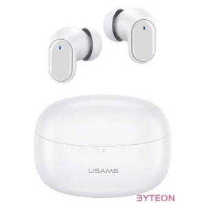 Usams Bluetooth mikrofonos fülhallgató dokkolóval BHUBH02