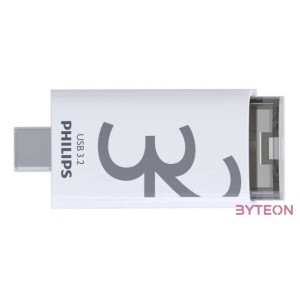 USB Flash Ram  32GB Philips Shadow Grey USB-C 3.2