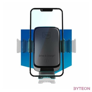 Autós töltő indukciós 3mk Drive  Charge tartó