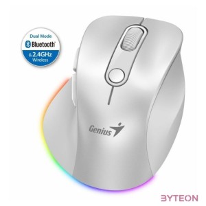 Genius Ergo 9000s Pro rádiós egér gyöngyfehér