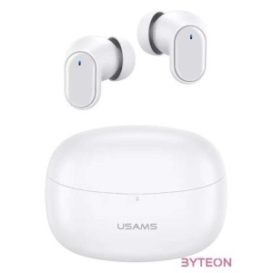 Usams Bluetooth mikrofonos fülhallgató dokkolóval BHUBH02