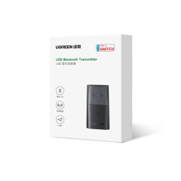 UGREEN Bluetooth 5.0 USB adapter PC-hez / PS-hez / switch-hez (fekete)