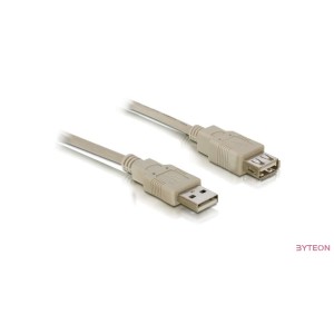 Delock USB 2.0 A apa  USB 2.0 B anya 3m - Szürke