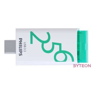USB Flash Ram 256GB Philips Spring Green USB-C 3.2