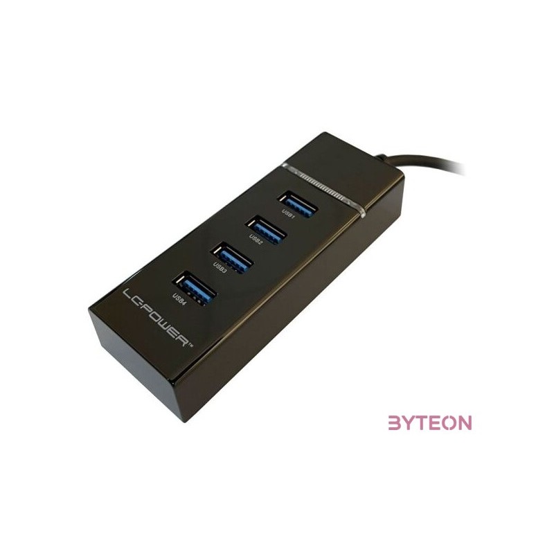 USB Hub 4portos LC Power LC-HUB-U3-4-V2 USB 3.2