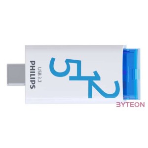 USB Flash Ram 512GB Philips Ocean Blue USB-C 3.2