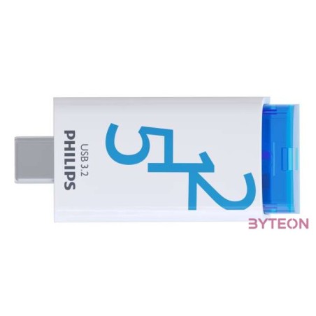 USB Flash Ram 512GB Philips Ocean Blue USB-C 3.2