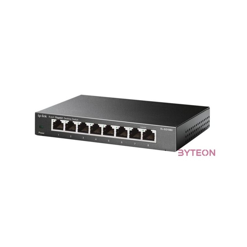 TP-Link TL-SG108S 8-Port 10,100,1000Mbps Desktop Network Switch