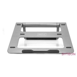 Digitus DA-90440 Variable Notebook Stand with 7-Port Pop-Out USB-C Docking Station Grey