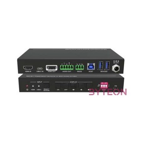 Vivolink 4K 2x1 Meeting Room HUB  Switcher w,soft Codec  CEC