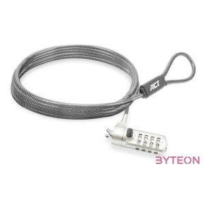 ACT AC9035 Wedge Laptop Lock with combination lock