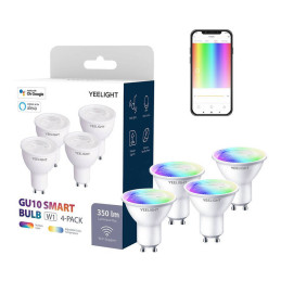 Smart Yeelight W1 GU10 izzó (színes) 4db