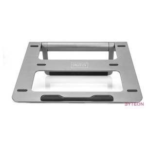 Digitus DA-90440 Variable Notebook Stand with 7-Port Pop-Out USB-C Docking Station Grey
