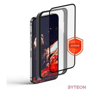 FIXED Prémium Armor edzett üvegvédelem Apple iPhone 14 Pro-hoz, fekete