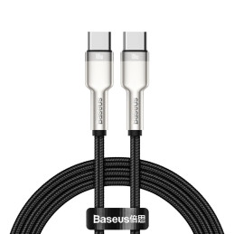 Baseus Cafule USB-C-USB-C kábel, 100 W, 1 m (fekete)