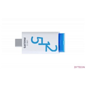 USB Flash Ram 512GB Philips Ocean Blue USB-C 3.2