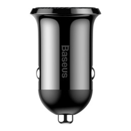 Baseus Grain Pro 2x USB 4.8A autós töltő (fekete)