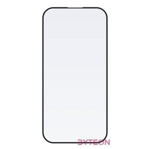 FIXED Rendkívül tartós edzett üveg por elleni aplikátorral Apple iPhone 15 ,iPhone16 készülékhez, fekete