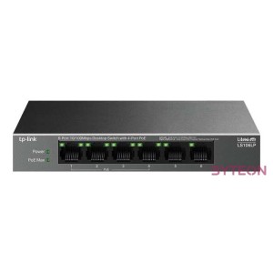 TP-Link LS106LP 6-Port 10,100Mbps Desktop Switch with 4-Port PoE