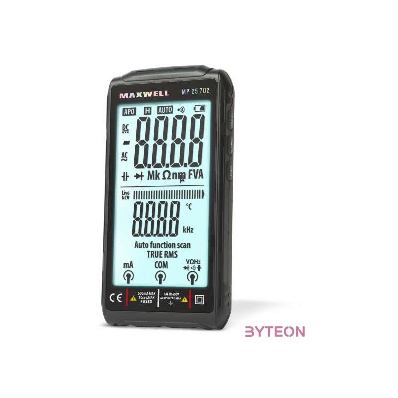 Maxwell Automata FullScreen multiméter - 4,2 - akkumulátoros - Type-C