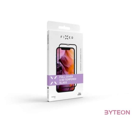 FIXED teljes képernyővédő edzett üvegből, 2.5D technológia, iPhone 15Pro Max-hoz, fekete