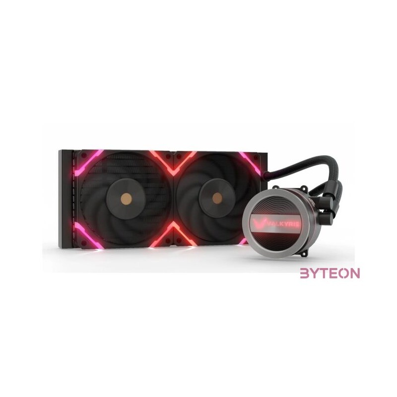 Valkyrie Dragonfang 240 ARGB AiO CPU Liquid Cooler Black