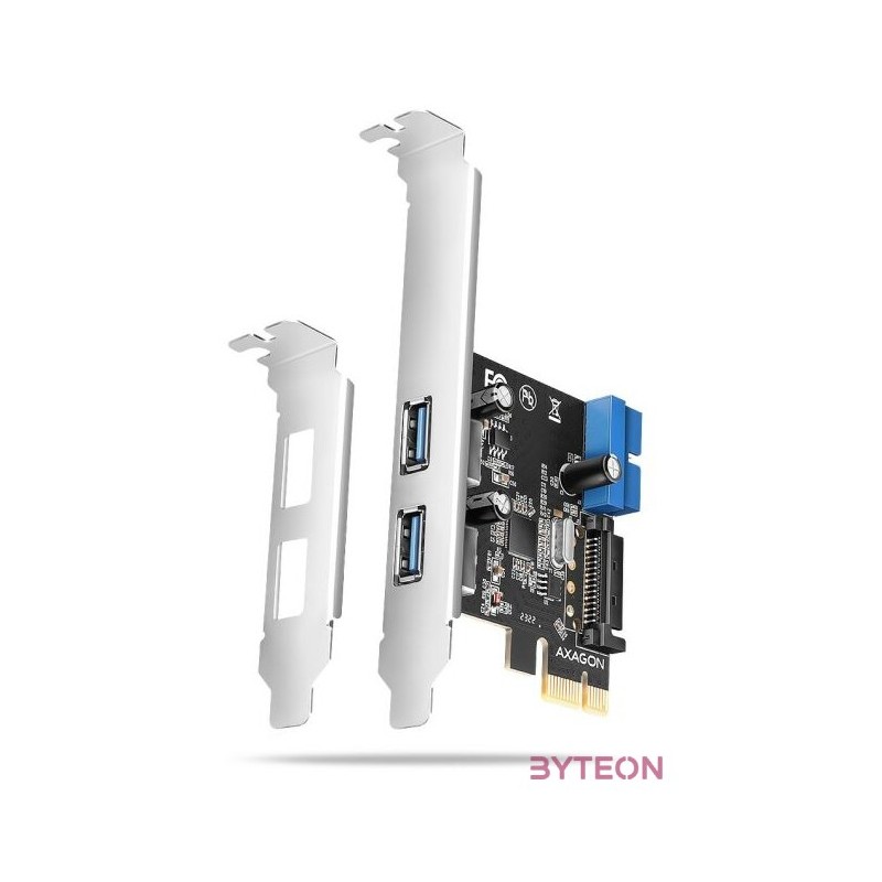 AXAGON PCEU-232RS PCIe Controller 2x ext.  2x int. USB 5Gbps