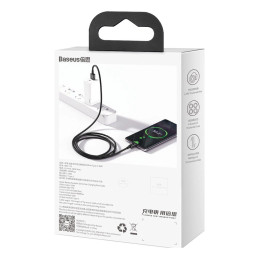 USB-USB-C Baseus Superior sorozatú kábel, 66 W, 1 m (fekete)