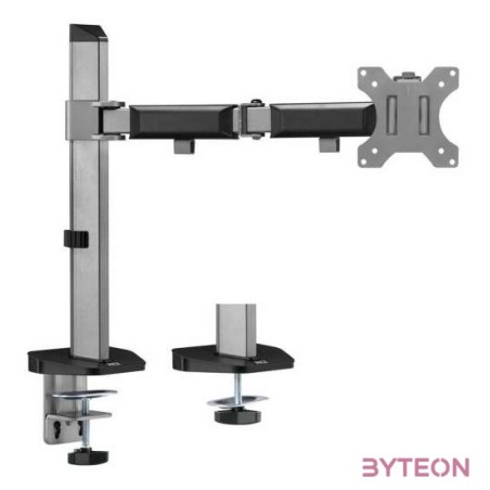 ACT AC8335 Single Monitor Arm Office 17-32 Silver