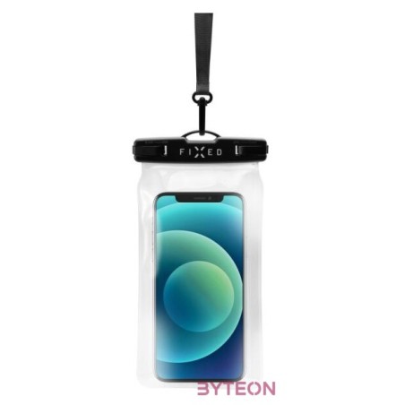 FIXED alatti védőburkolat, vízálló, hóálló Fix, Univerzális, IPX8, Átlátszó,Fekete