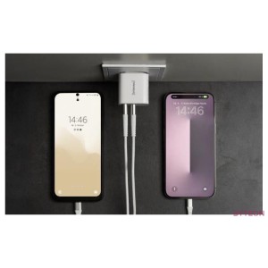 Intenso W24AA 2x USB-A Power Adapter White