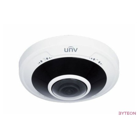 Uniview Prime-I 5MP halszem dómkamera, 1.4mm fix objektívvel, 2 mikrofonnal