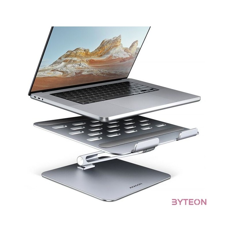 AXAGON STND-LQ Aluminum HQ stand for laptop