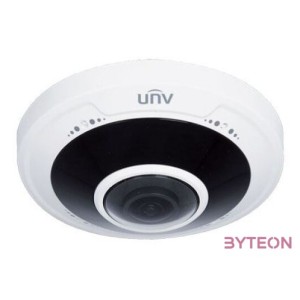 Uniview Prime-I 5MP halszem dómkamera, 1.4mm fix objektívvel, 2 mikrofonnal