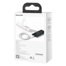 USB-USB-C Baseus Superior sorozatú kábel, 66 W, 2 m (fehér)