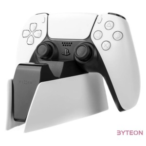 FIXED Kettős töltő PS5 DualSense kontrollerhez, fekete és fehér