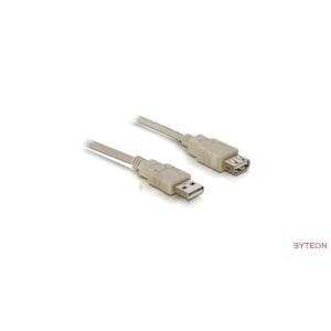 Delock USB 2.0 A apa  USB 2.0 B anya 3m - Szürke