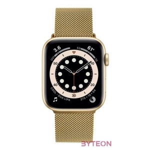 FIXED Mesh Strap for Apple Watch 42,44,45mm, gold, Okosóra kiegészítő