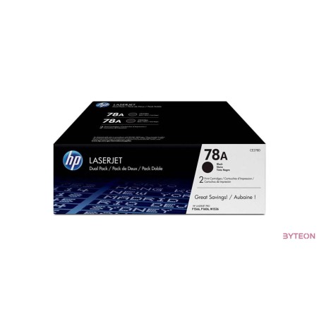 HP 78A (CE278AD) - Fekete 2db-os