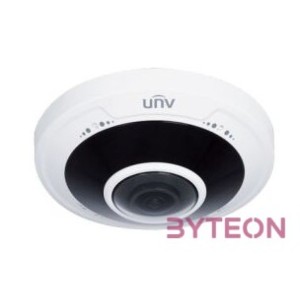 Uniview Prime-I 5MP halszem dómkamera, 1.4mm fix objektívvel, 2 mikrofonnal