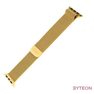FIXED Mesh Strap for Apple Watch 42,44,45mm, gold, Okosóra kiegészítő