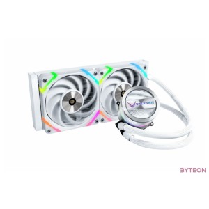 Valkyrie Dragonfang 240 ARGB AiO CPU Liquid Cooler White