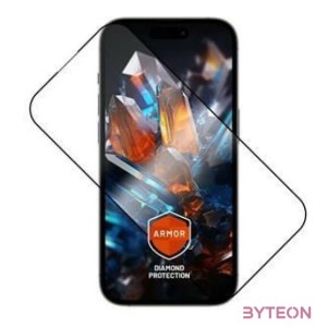 FIXED Prémium Armor edzett üvegvédelem Apple iPhone 14 Pro Max-hoz, fekete