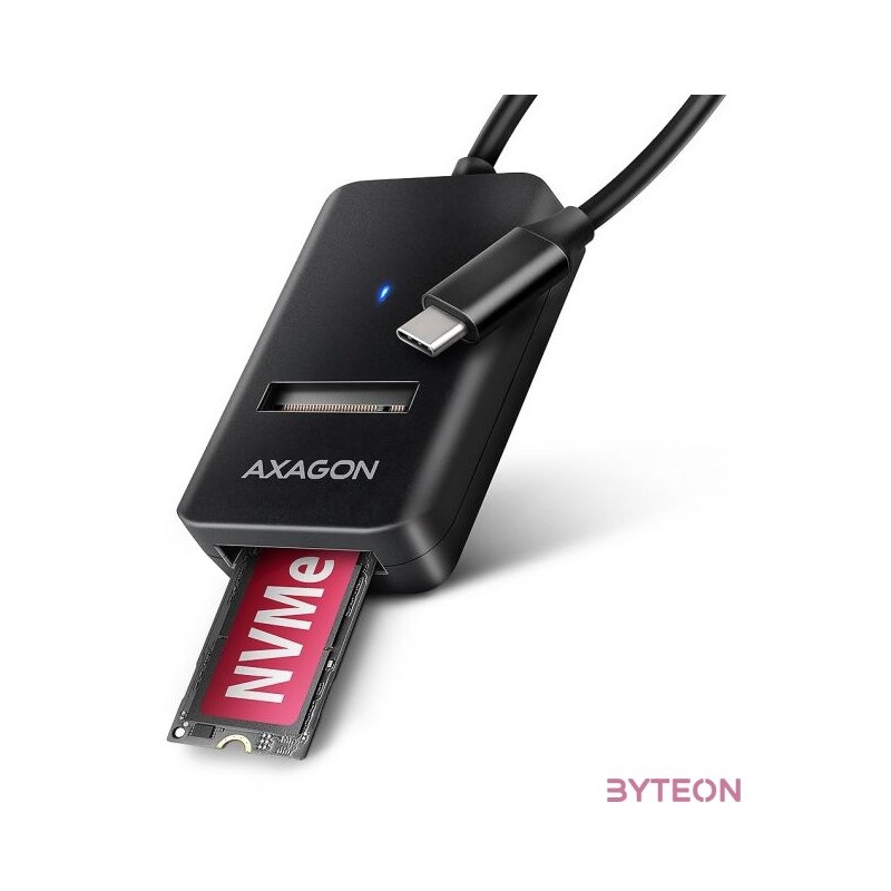 AXAGON ADM2-CM USB-C 10Gbps M.2 NVMe  SATA SSD Adapter