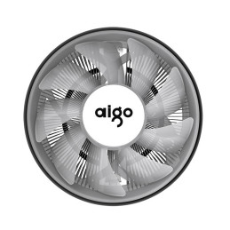 Aigo Lair Aktív hűtés a processzorhoz LED (hűtőborda + ventilátor 125x125)