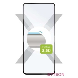 FIXED Teljesen fedő védőfólia Xiaomi Redmi Note 12 Pro 5G készülékhez, Fix, Biztonságos üveg, Fekete