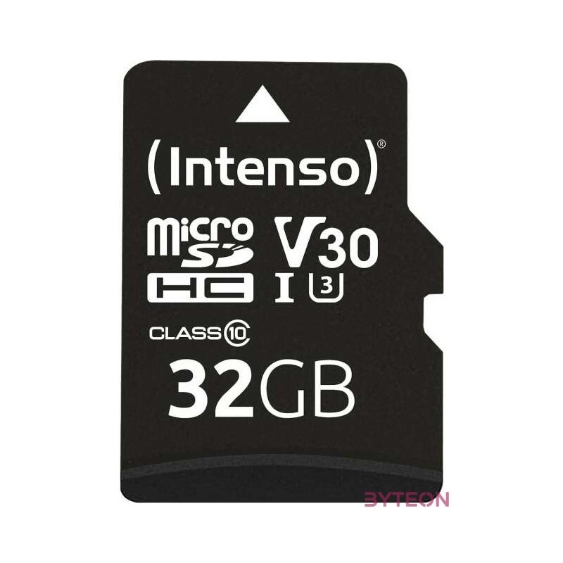 Intenso 32GB MicroSDXC Professional Class 10 U1 V30  adapterrel